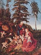 Lucas Cranach The Rest on The Flight into Egypt oil painting on canvas